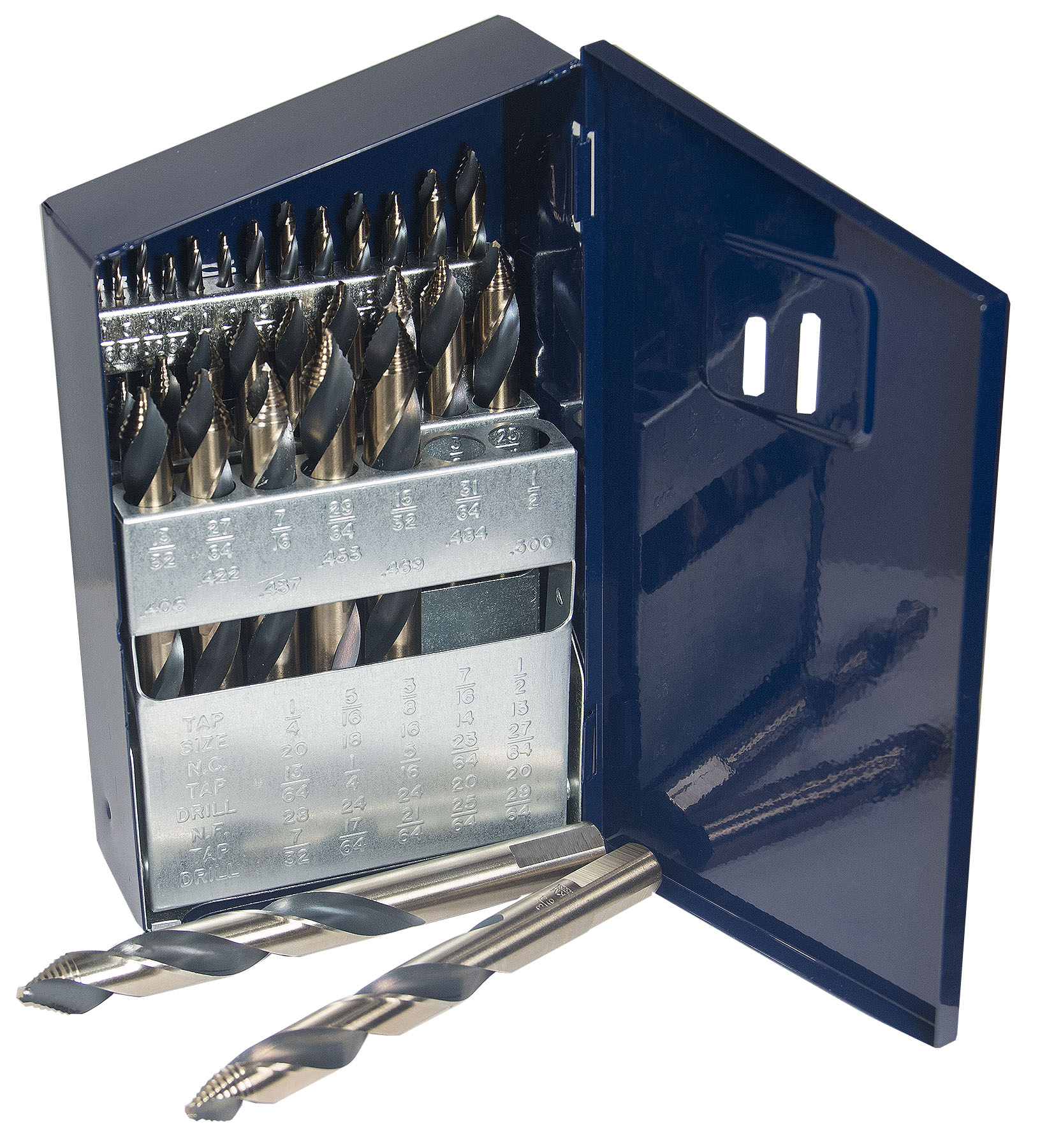 <ul><li>Mechanics length </li><li>Flats on shank reduce slippage in chuck </li><li>Unique stepped tip reduces heat generation and tool wear for longer life </li><li>Can be used to enlarge existing holes</li><li>Split point eliminates need for a center punch </li><li>Can be used in steel, sheet metal, brass and acrylics </li><li>Made in the USA </li></ul>|